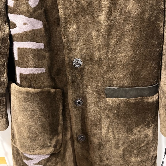 Lamb Fur Hunter Green Women’s Coat - Picture 4 of 9